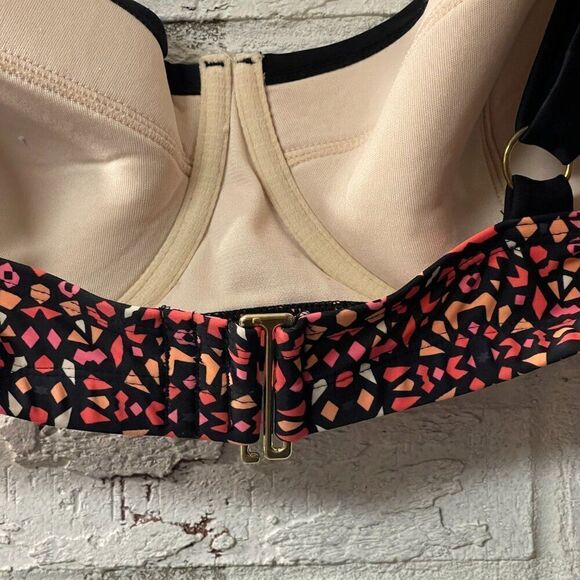 Ava & Viv Bathing Suit Bra Bikini Top Abstract Geometric Design Plus Size Curvy - Picture 6 of 10